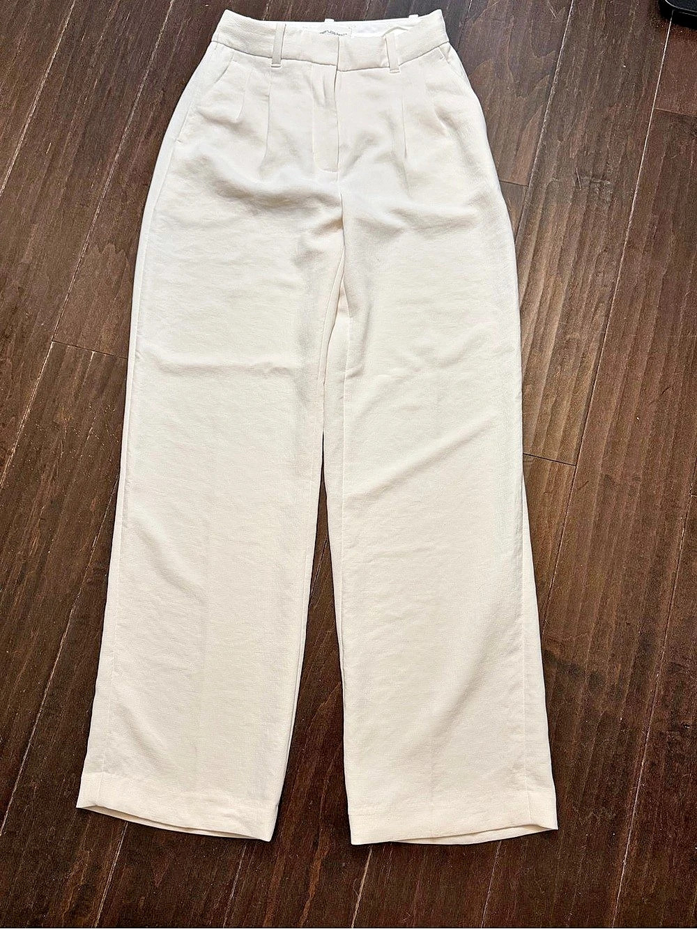 Wilfred The Effortless Pant Wide Leg Pants in White Size Medium